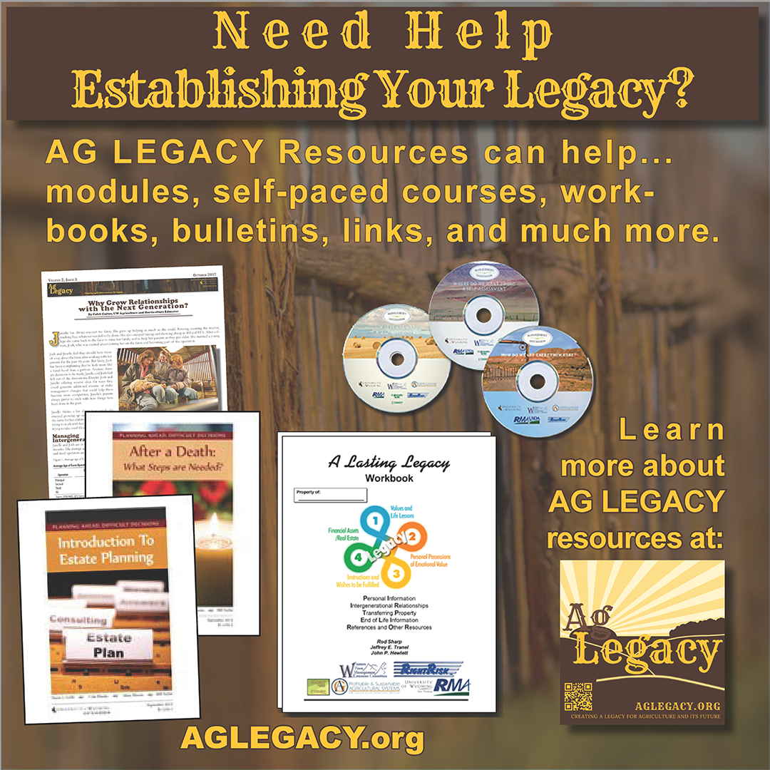 Graphic of AG LEGACY Media Post