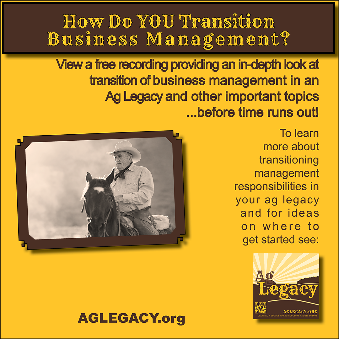 Graphic of AG LEGACY Media Post