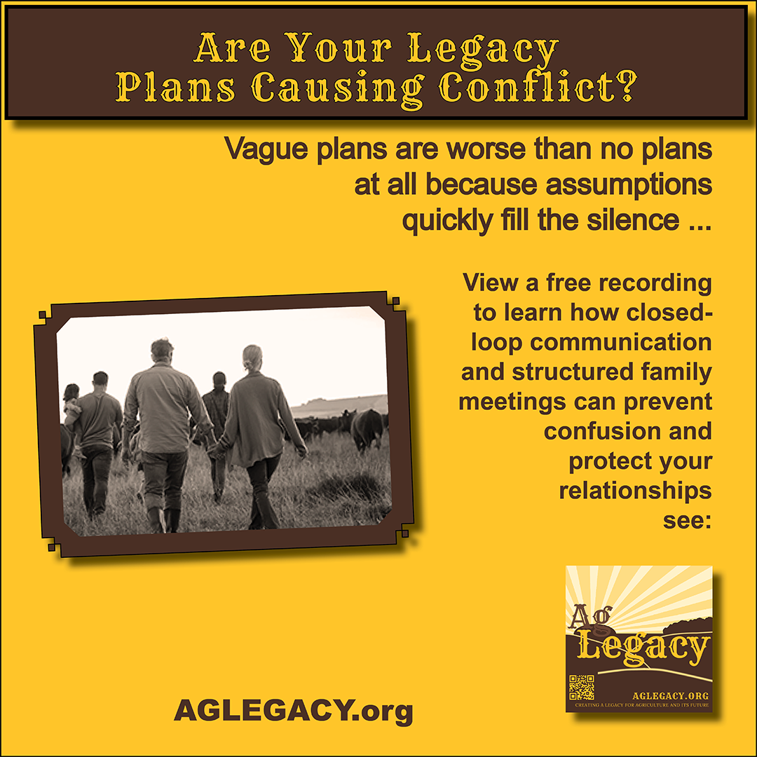 Graphic of AG LEGACY Media Post