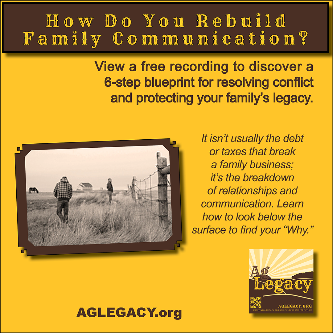 Graphic of AG LEGACY Media Post