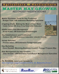 Graphic of Master Hay Grower post