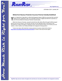Graphic of RightRisk Newsrelease
