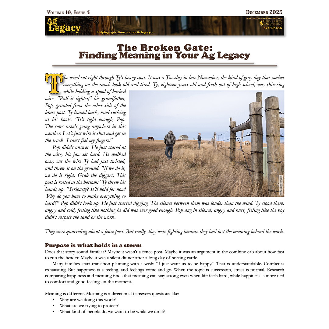 Ag Legacy Newsletter