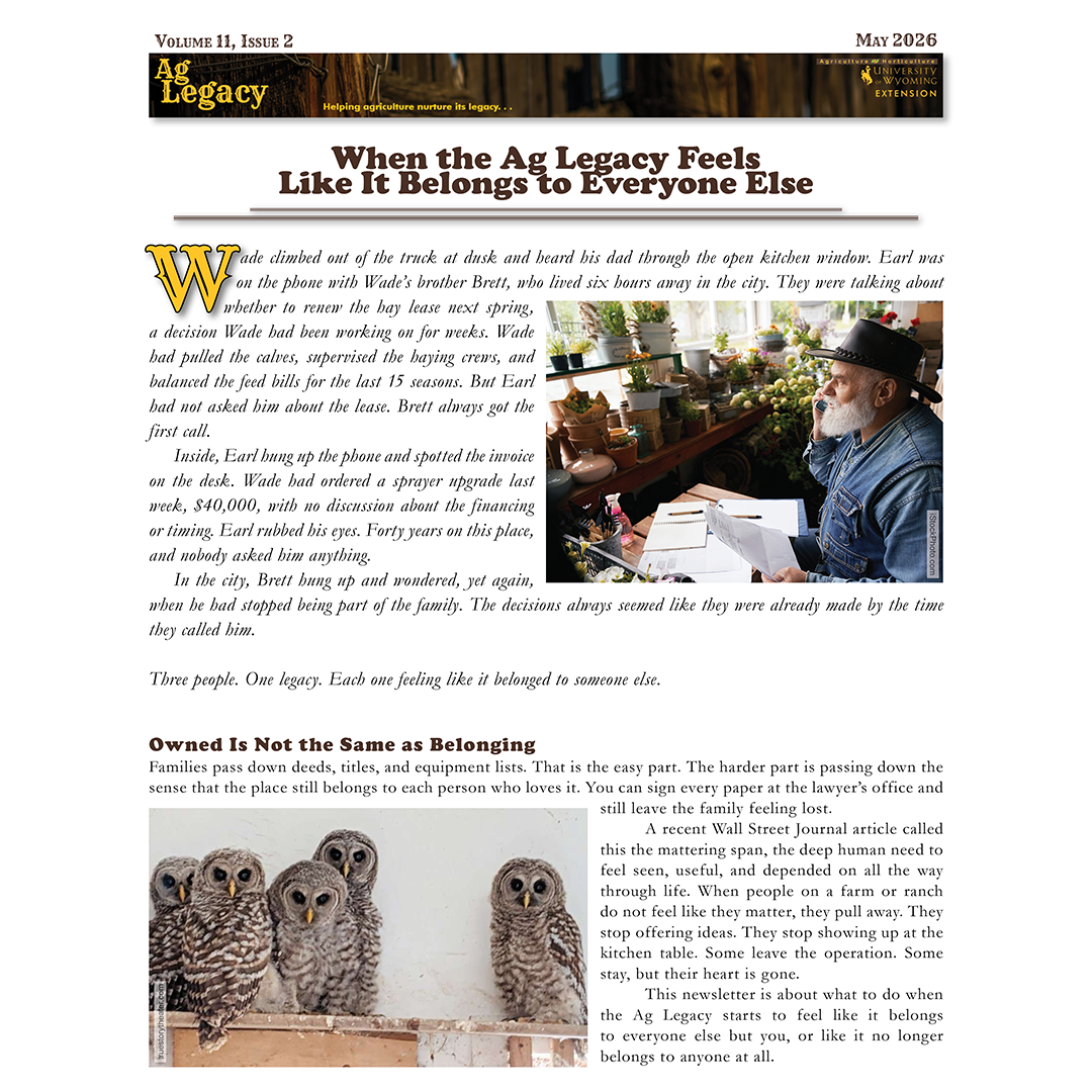Ag Legacy Newsletter