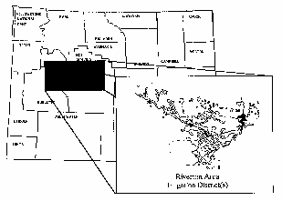 WY MAP WITH PIC OF
 RIVERTON AREA