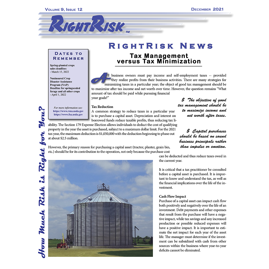 IMAGE: RightRisk News front page