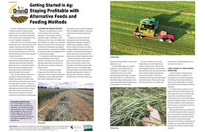 Graphic of Getting Started in Ag article