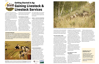 Graphic of Getting Started in Ag article