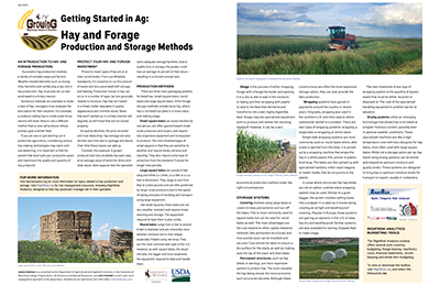 Graphic of Getting Started in Ag article