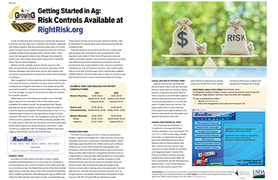 Graphic of Getting Started in Ag article