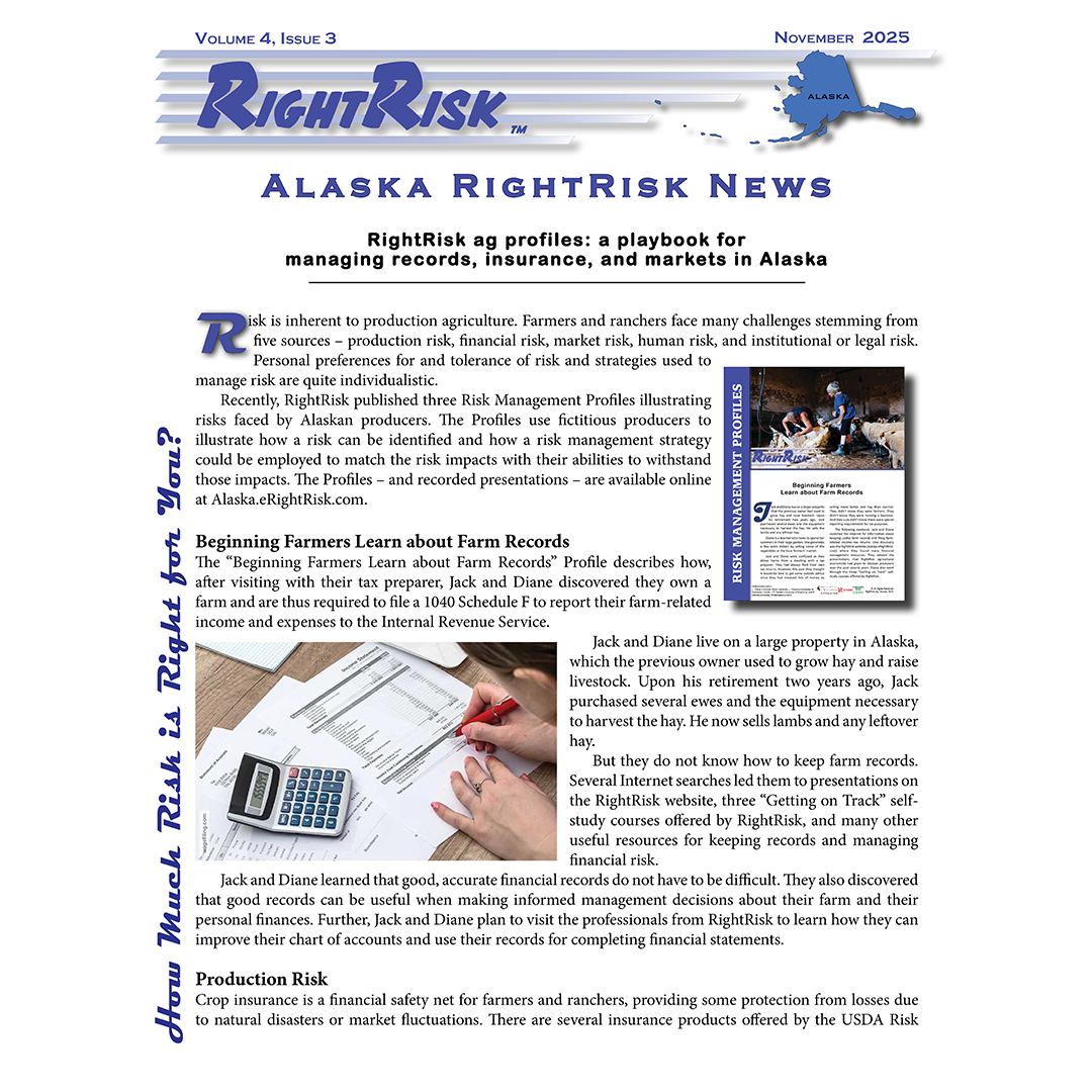 IMAGE: RightRisk News front page